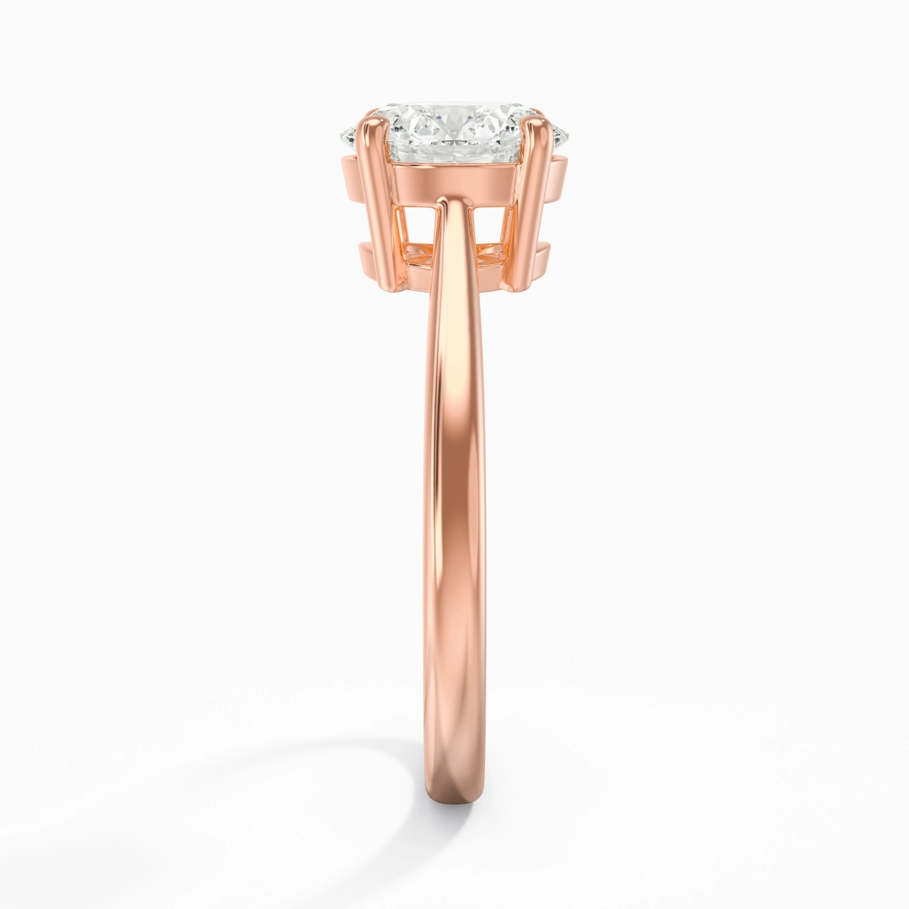 Solitaire Engagement Ring 2.00ct Moissanite