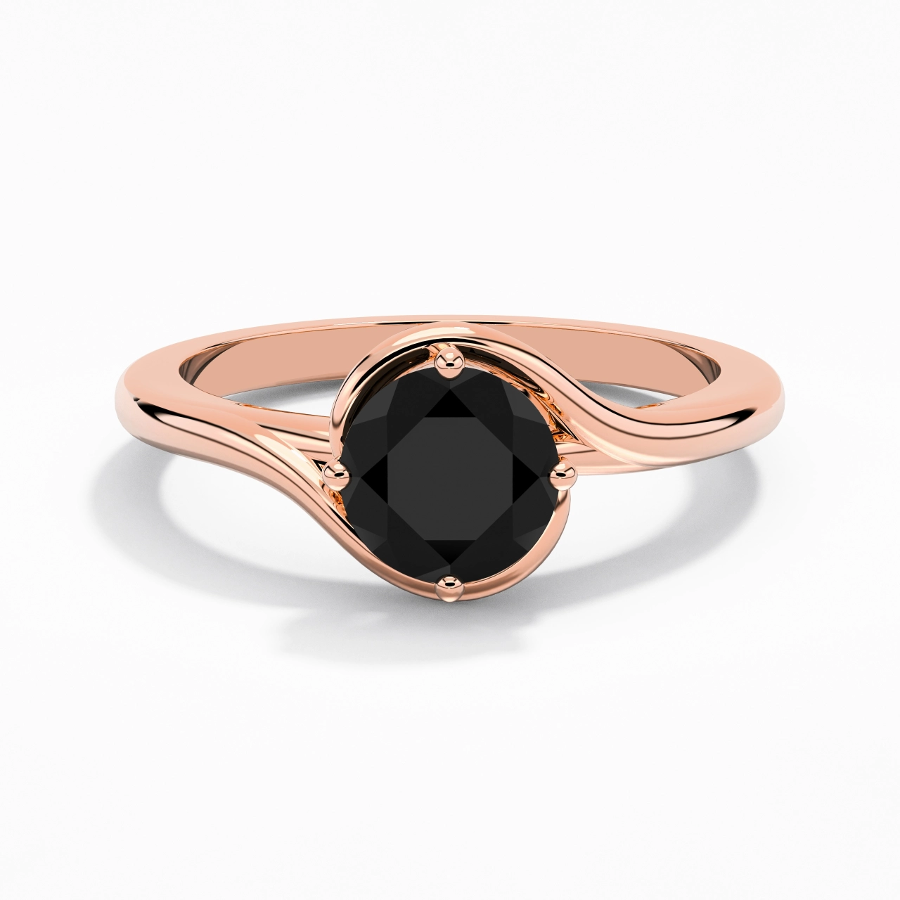 Moderne 1.50ct Zircon cubique Bague de fiançailles