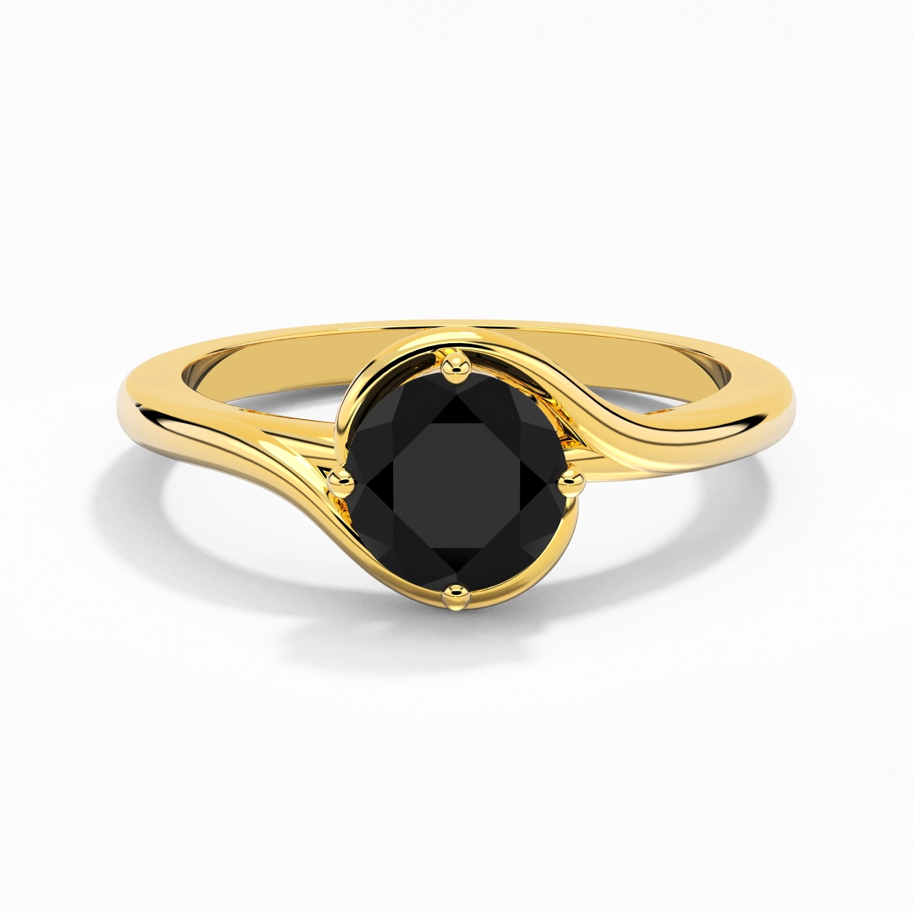 Moderne 1.50ct Zircon cubique Bague de fiançailles