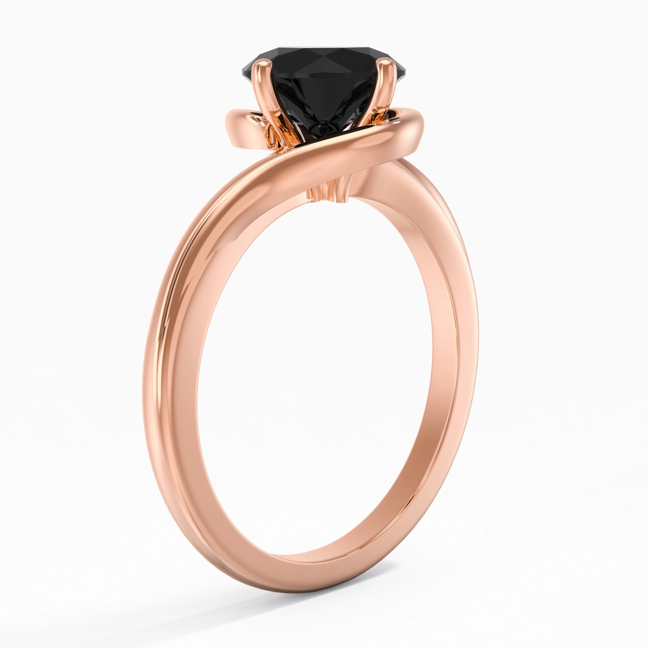 Moderne 2.00ct Zircon cubique Bague de fiançailles