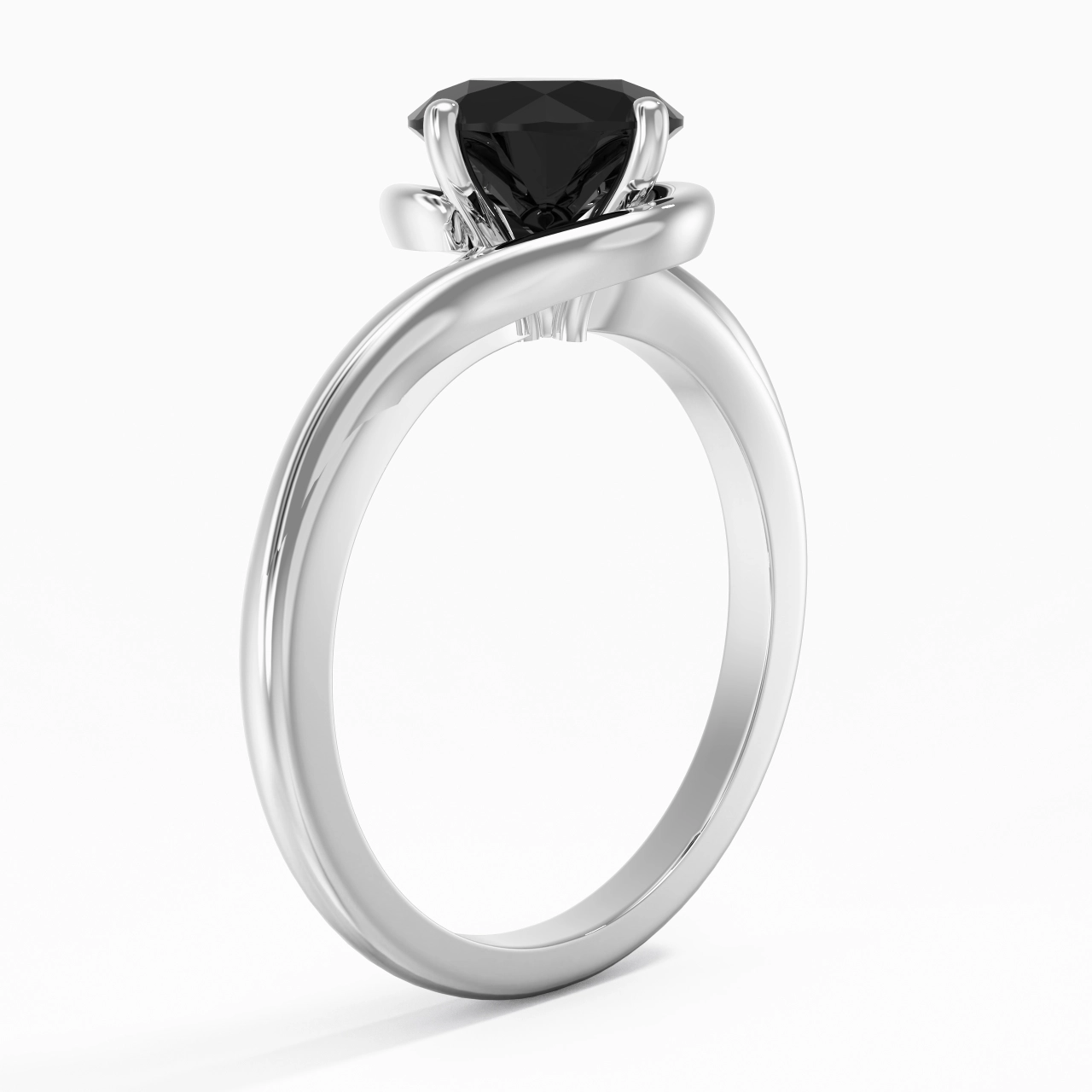 Moderne 2.00ct Zircon cubique Bague de fiançailles