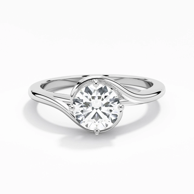 Solitaire Engagement Ring 1.00ct Moissanite