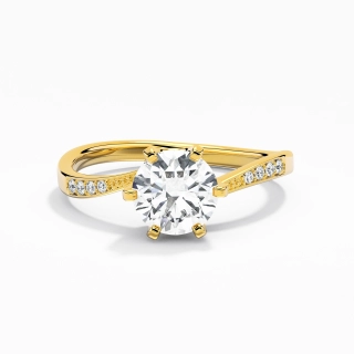 Prong Engagement Ring 1.00ct Moissanite