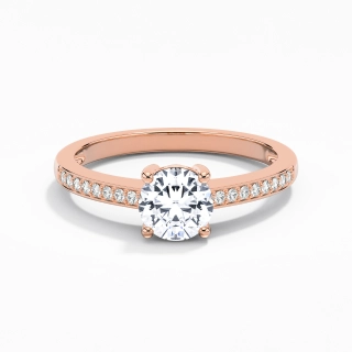 Timeless Round Cut Engagement Ring