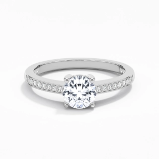 Timeless Round Cut Engagement Ring