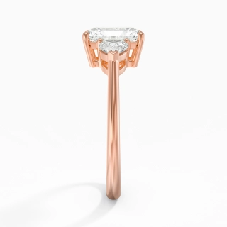 Delicate Radiant Cut Engagement Ring