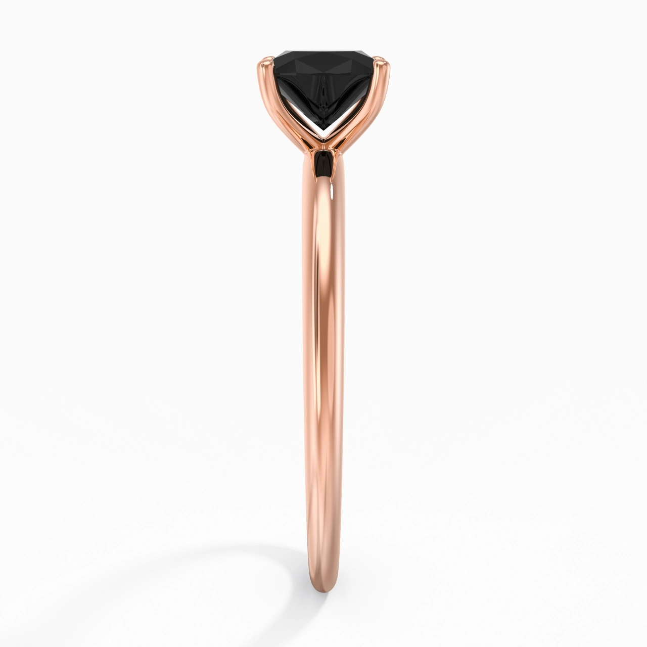 Classic Simple Cushion Cut Engagement Ring