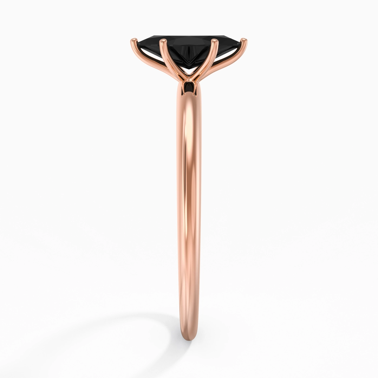 Classic Simple Marquise Cut Engagement Ring