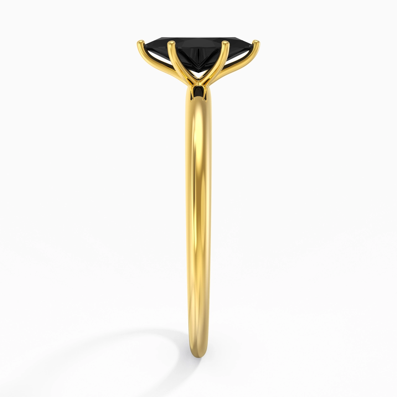 Classic Simple Marquise Cut Engagement Ring