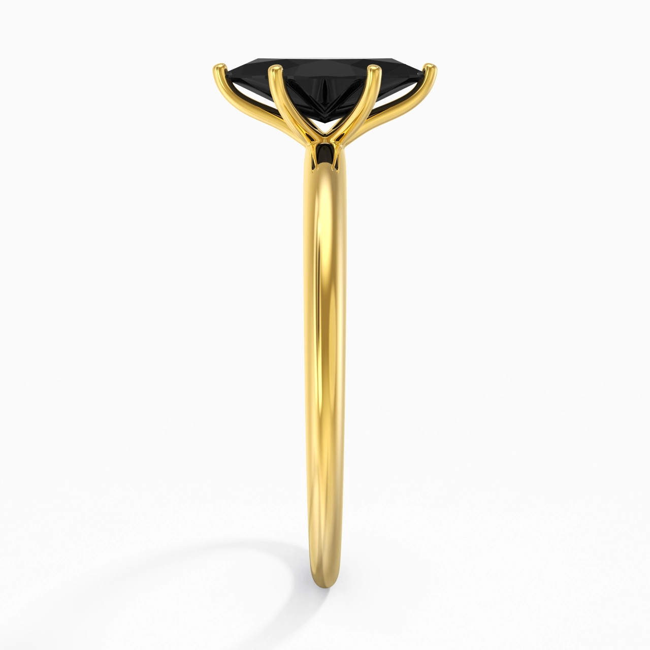 Classic Simple Marquise Cut Engagement Ring