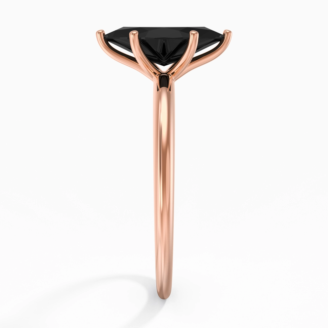 Classic Simple Marquise Cut Engagement Ring