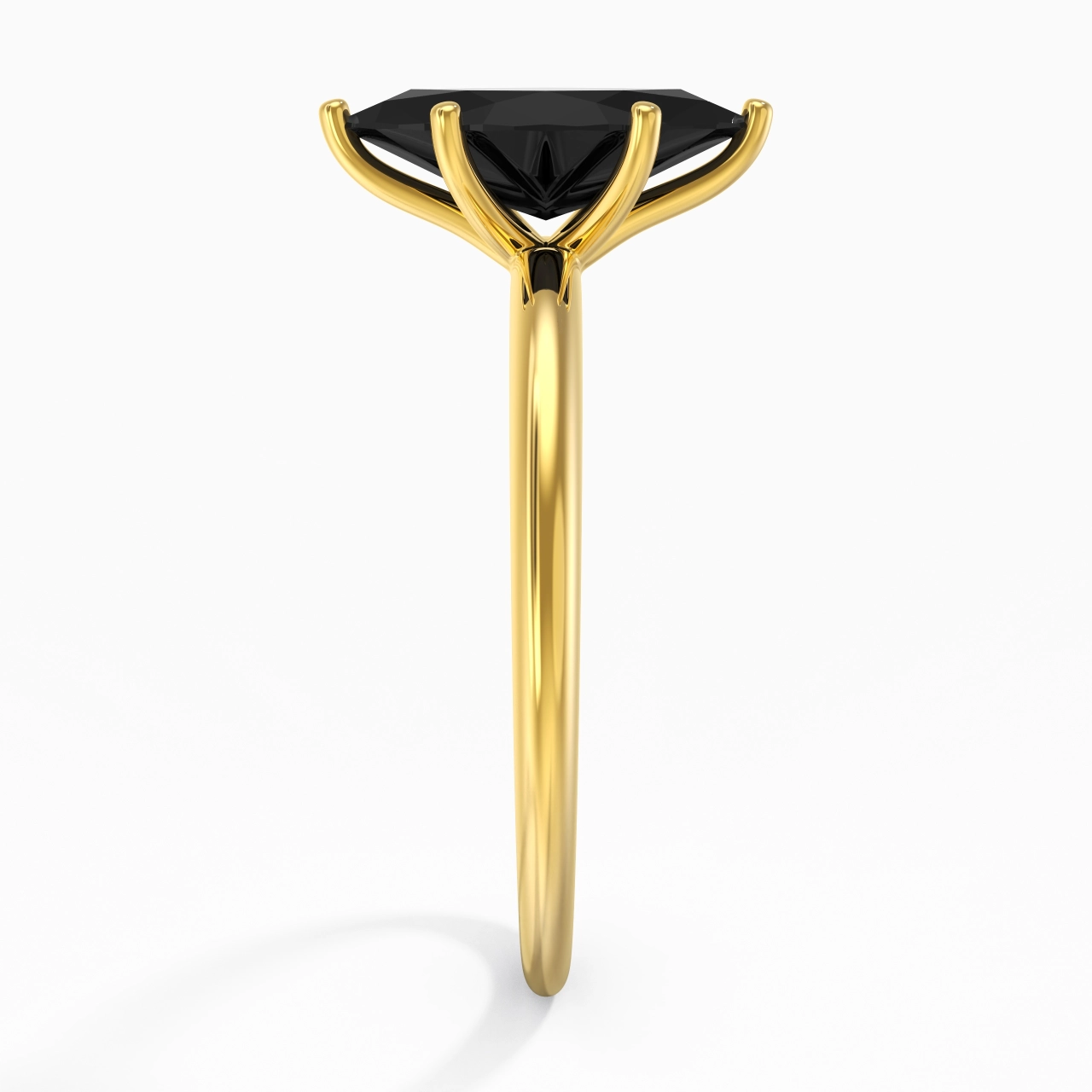 Classic Simple Marquise Cut Engagement Ring