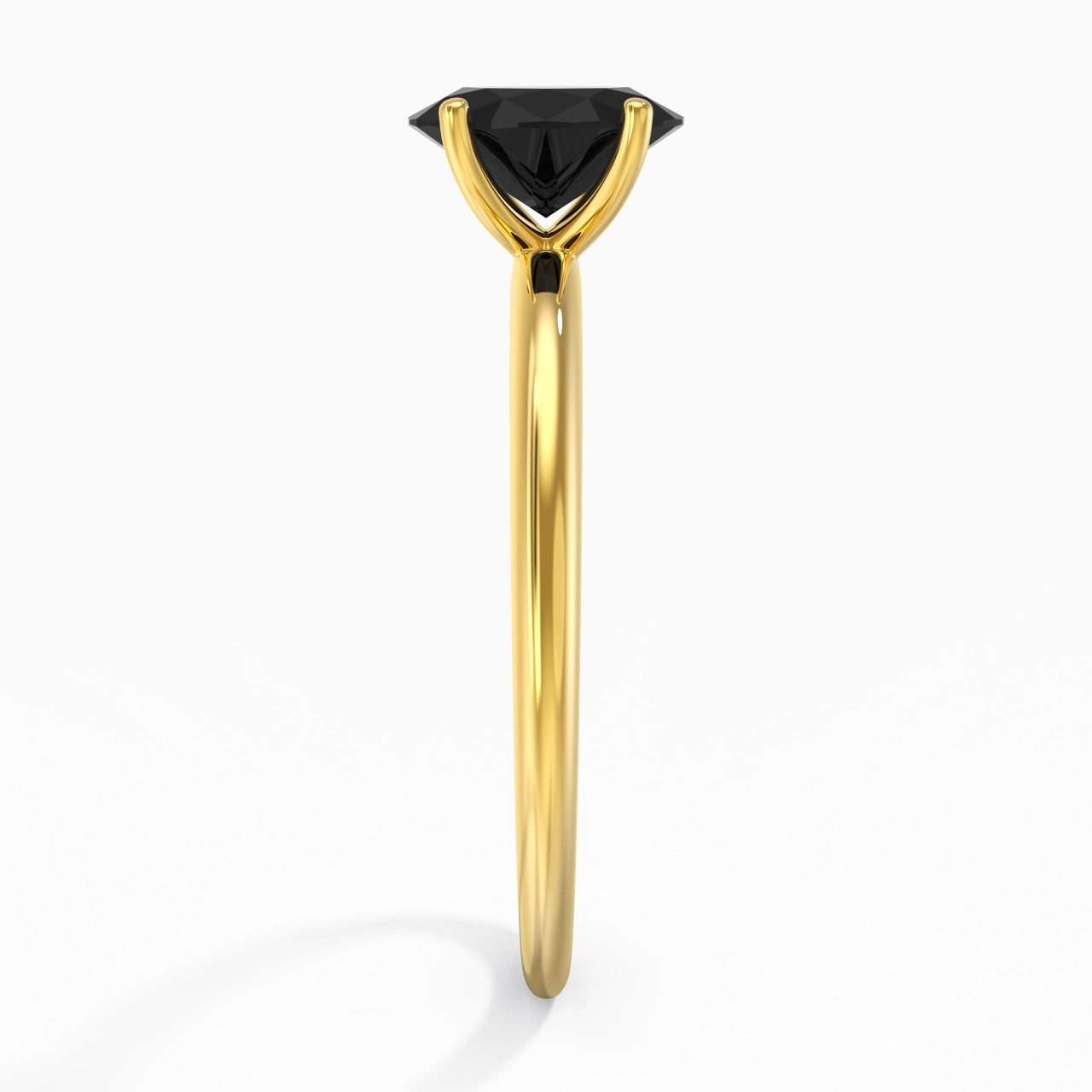 Classic Simple Oval Cut Engagement Ring