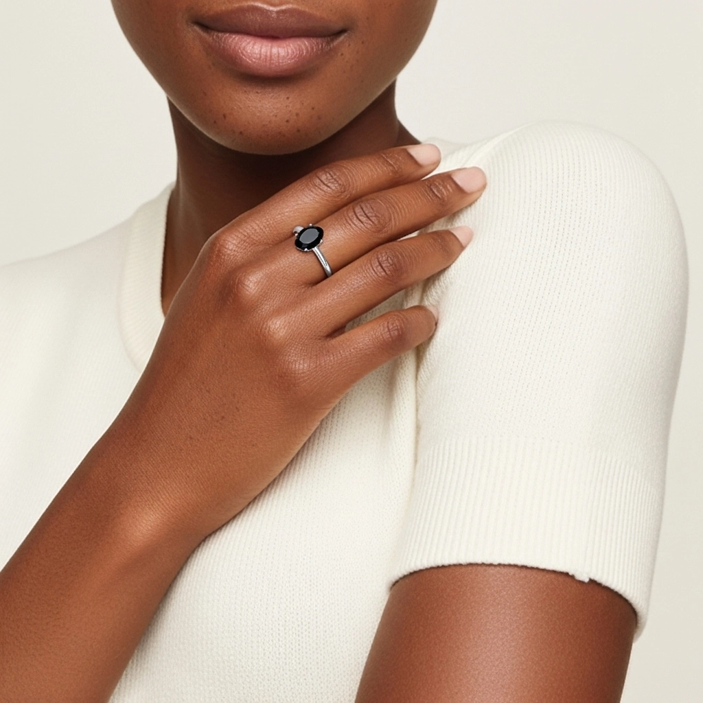 Classic Simple Oval Cut Engagement Ring