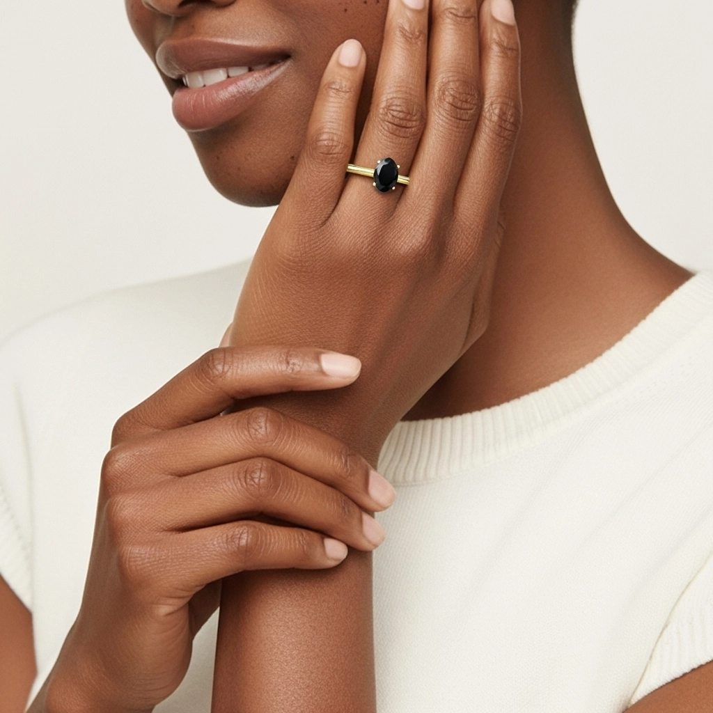 Classic Simple Oval Cut Engagement Ring