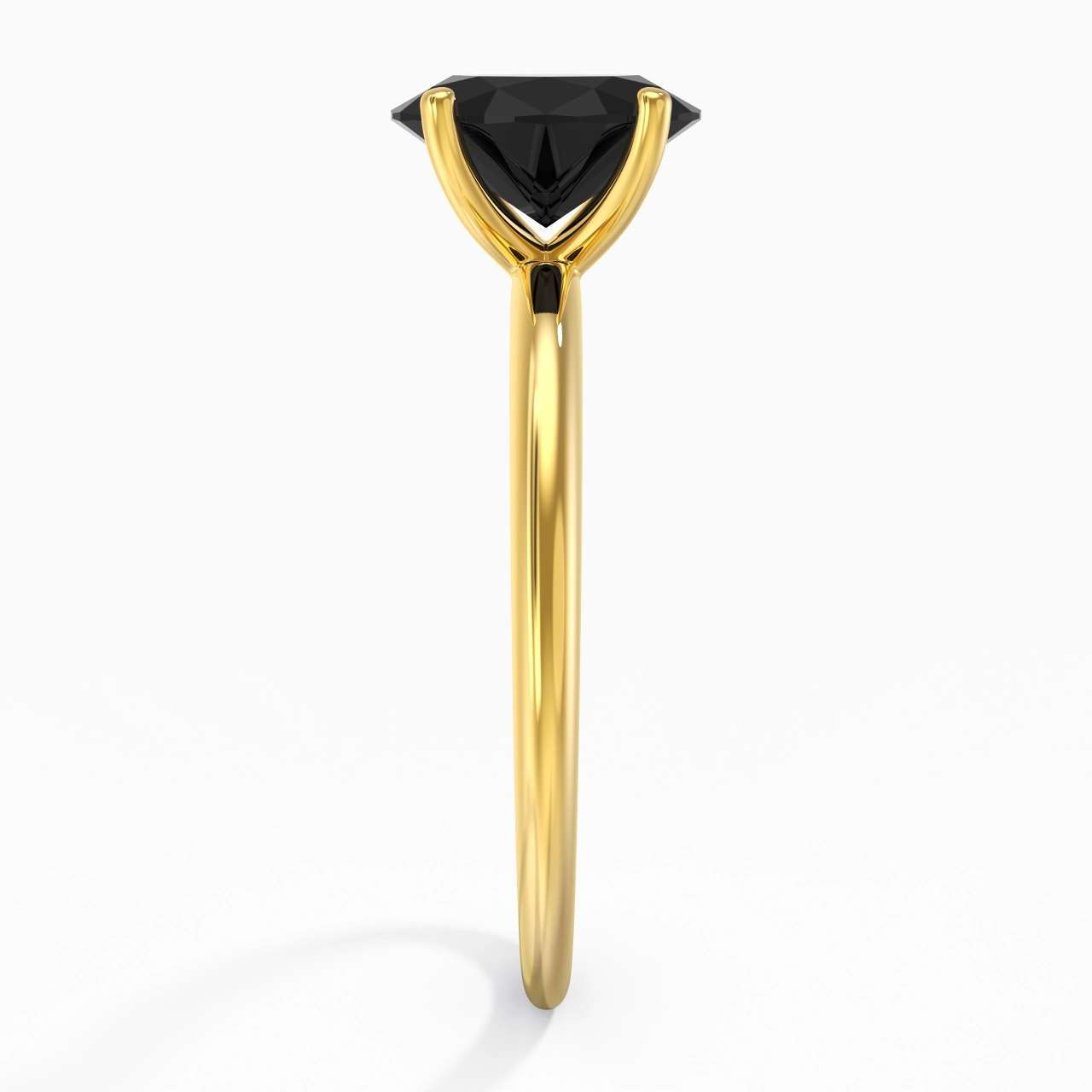 Classic Simple Oval Cut Engagement Ring