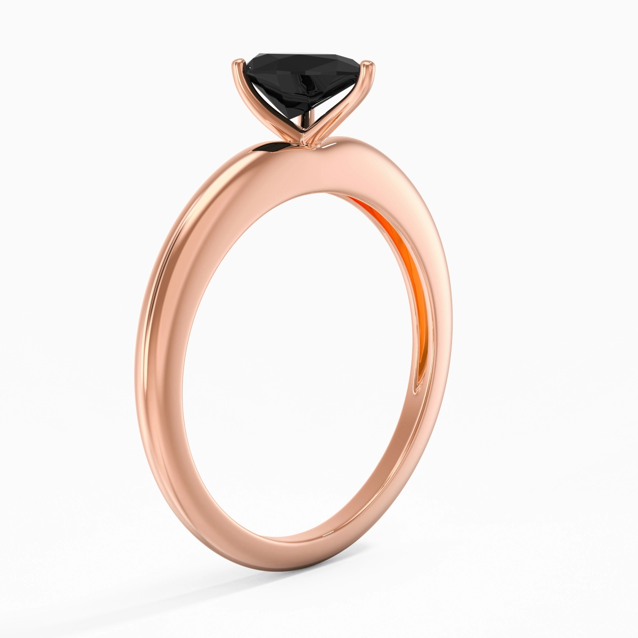 Classic Simple Pear Cut Engagement Ring