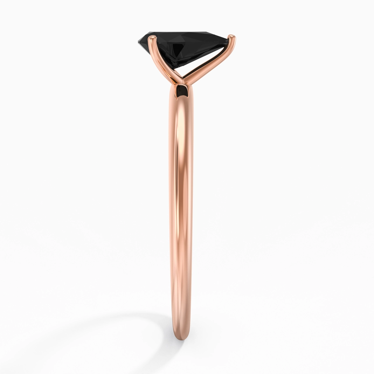 Classic Simple Pear Cut Engagement Ring