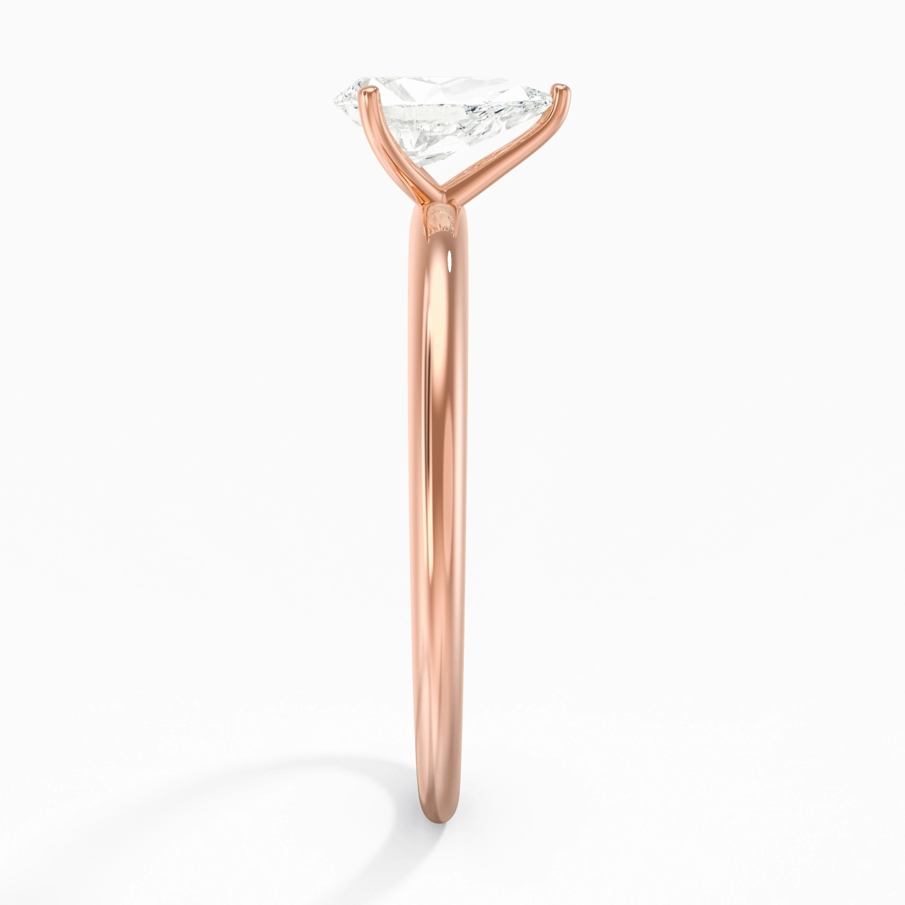 Classic Simple Pear Cut Engagement Ring