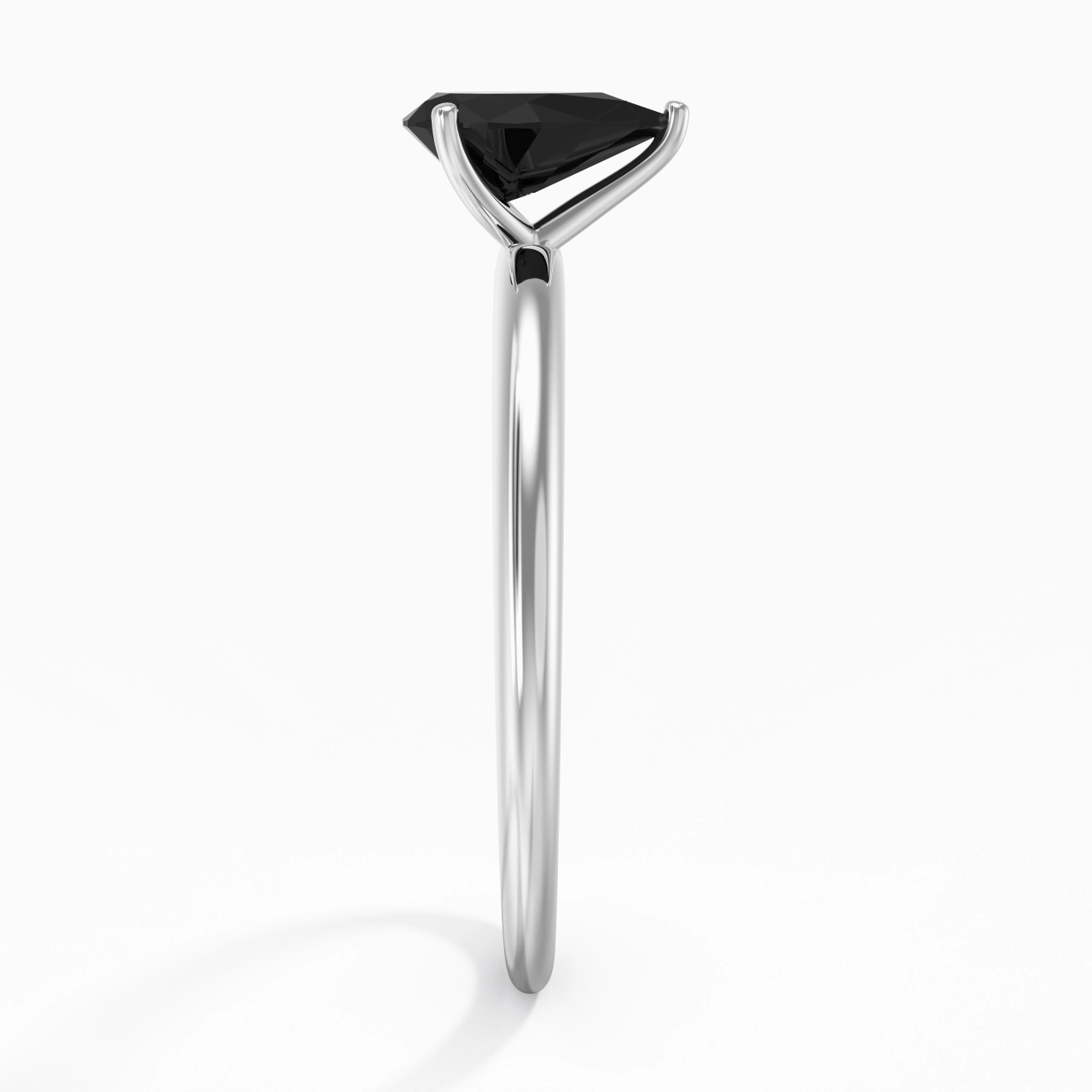 Classic Simple Pear Cut Engagement Ring