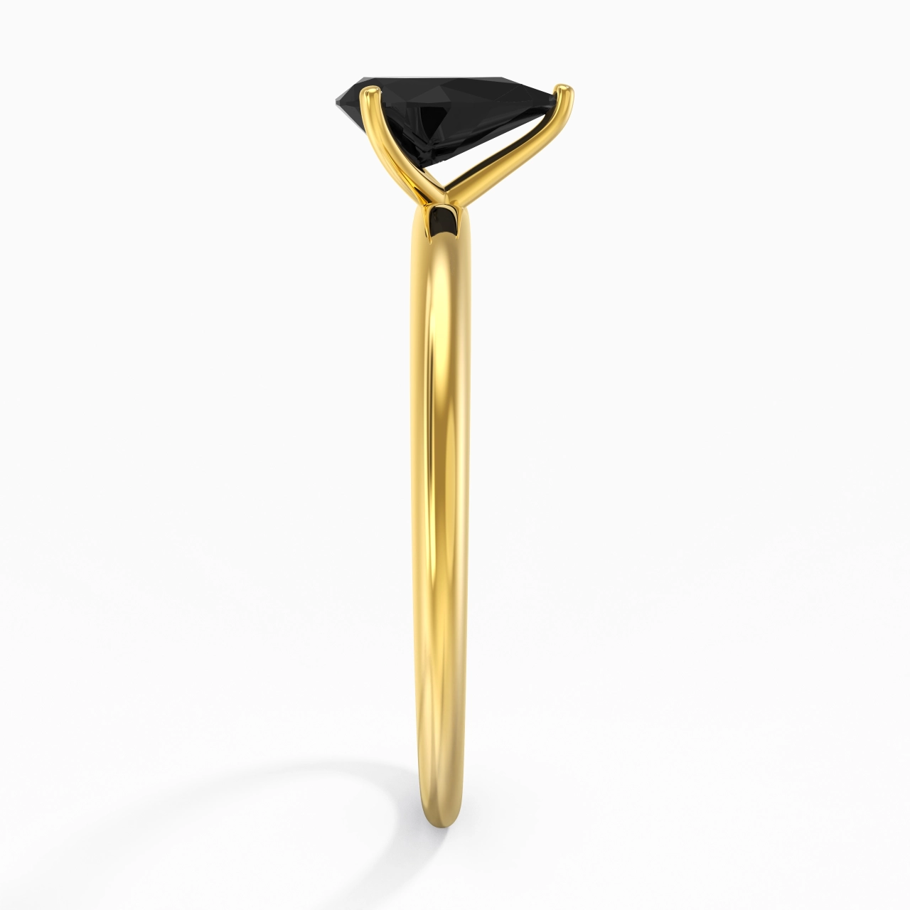 Classic Simple Pear Cut Engagement Ring