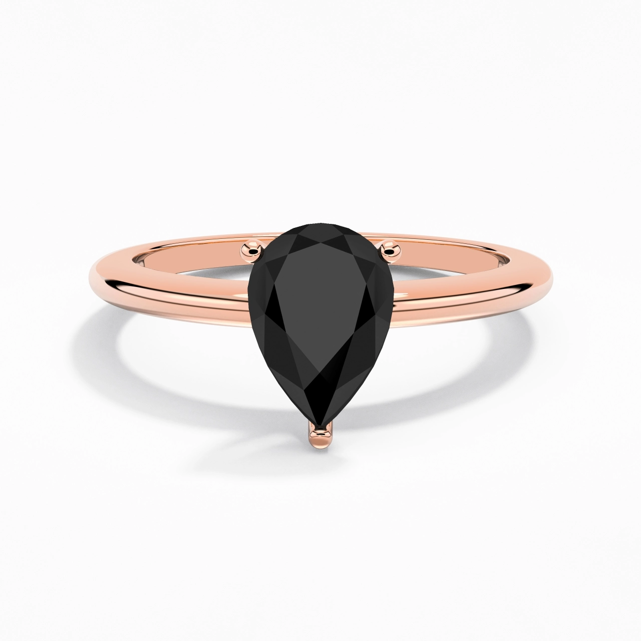 Classic Simple Pear Cut Engagement Ring