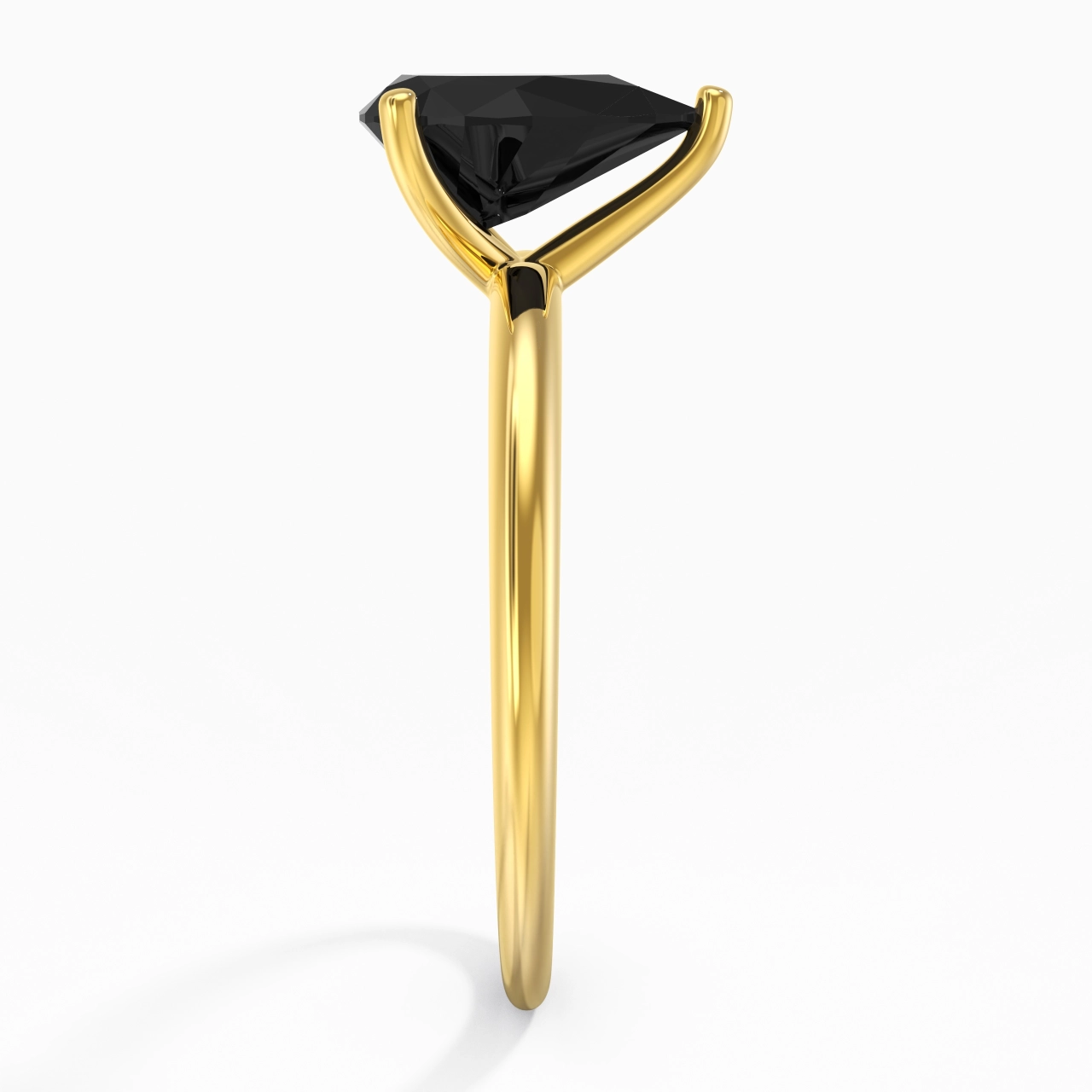 Classic Simple Pear Cut Engagement Ring