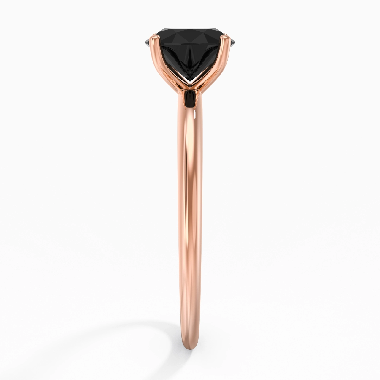 Classic Simple Round Cut Engagement Ring