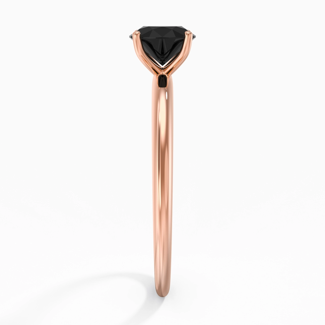 Classic Simple Round Cut Engagement Ring