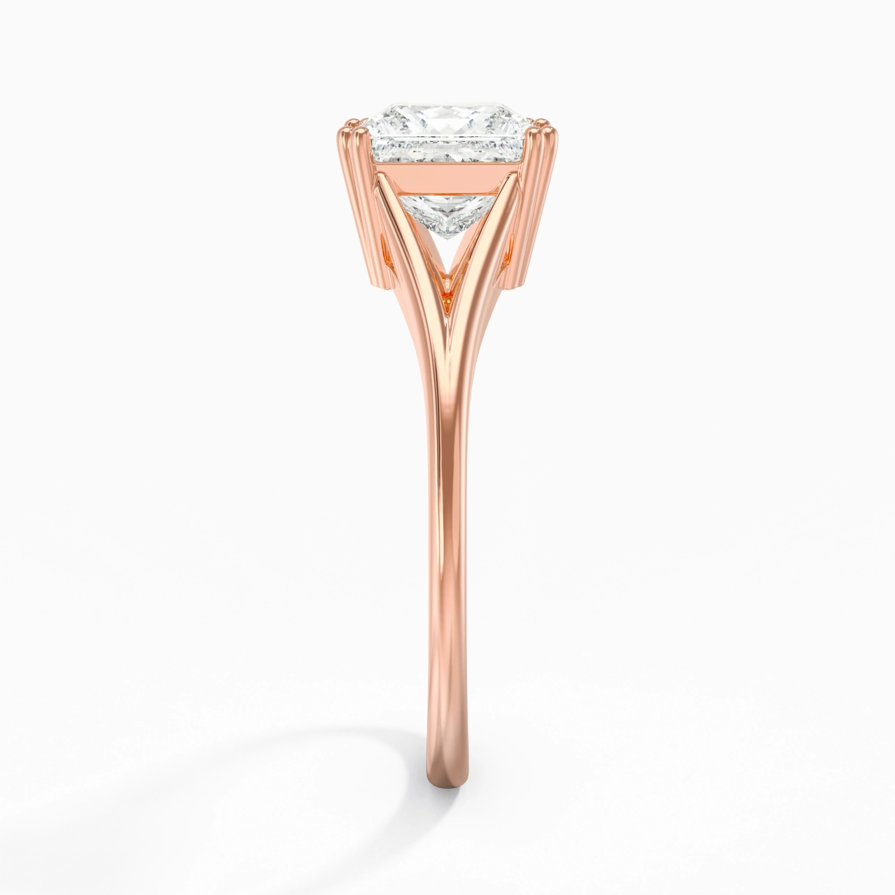 Solitaire Bague de fiançailles 1.50ct Moissanite
