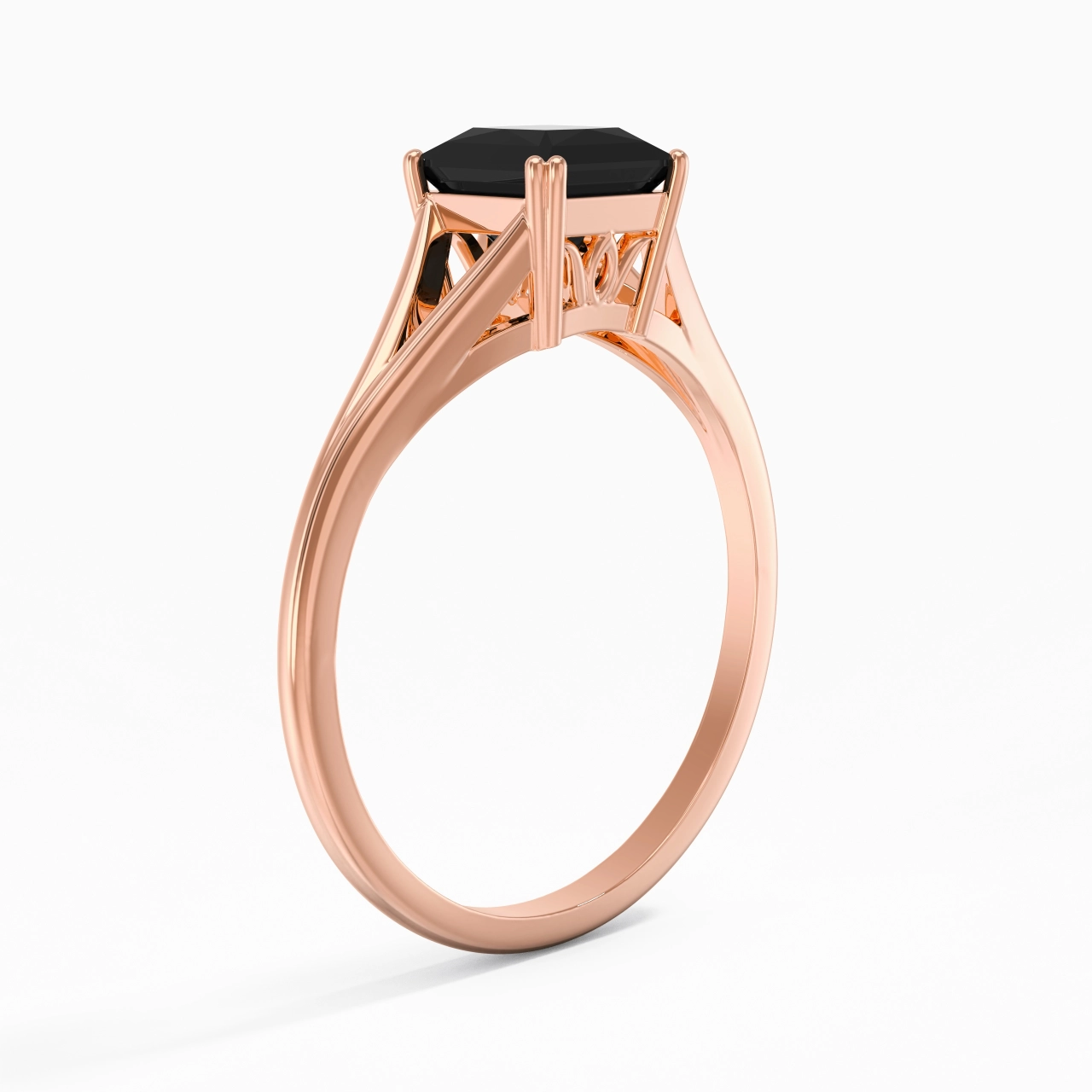 Solitaire Bague de fiançailles 1.00ct Zircon cubique