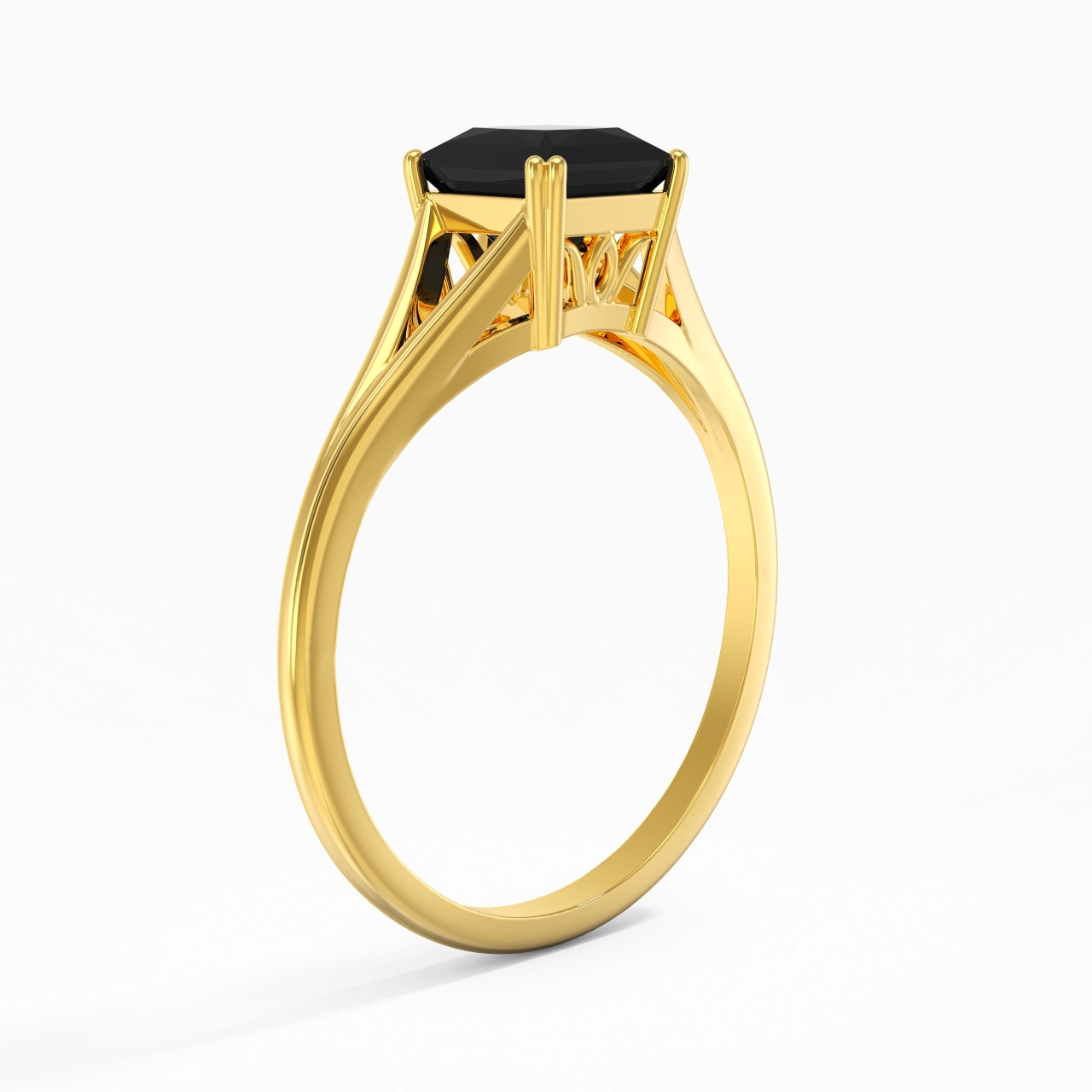 Solitaire Bague de fiançailles 1.00ct Zircon cubique