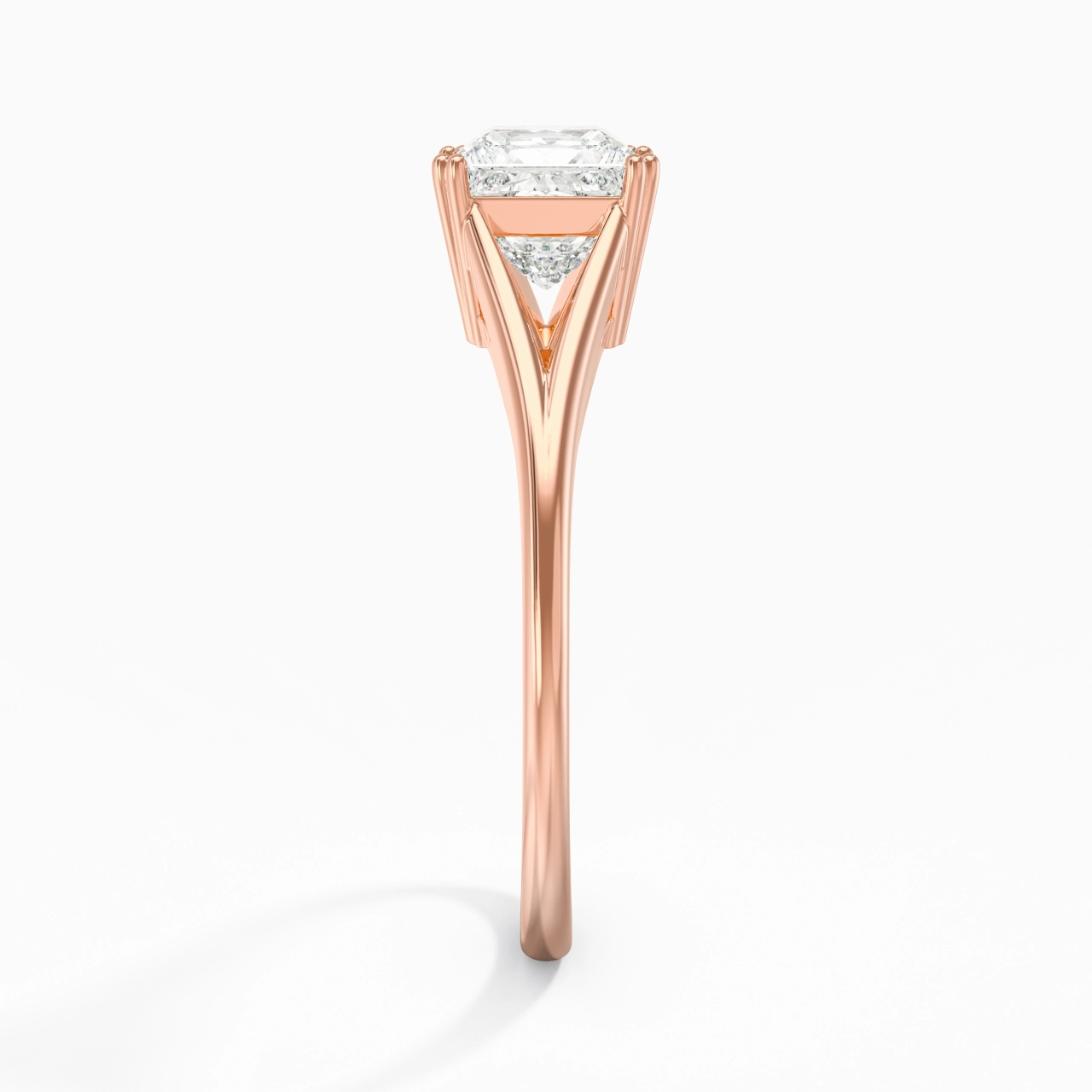 Solitaire Bague de fiançailles 1.00ct Moissanite
