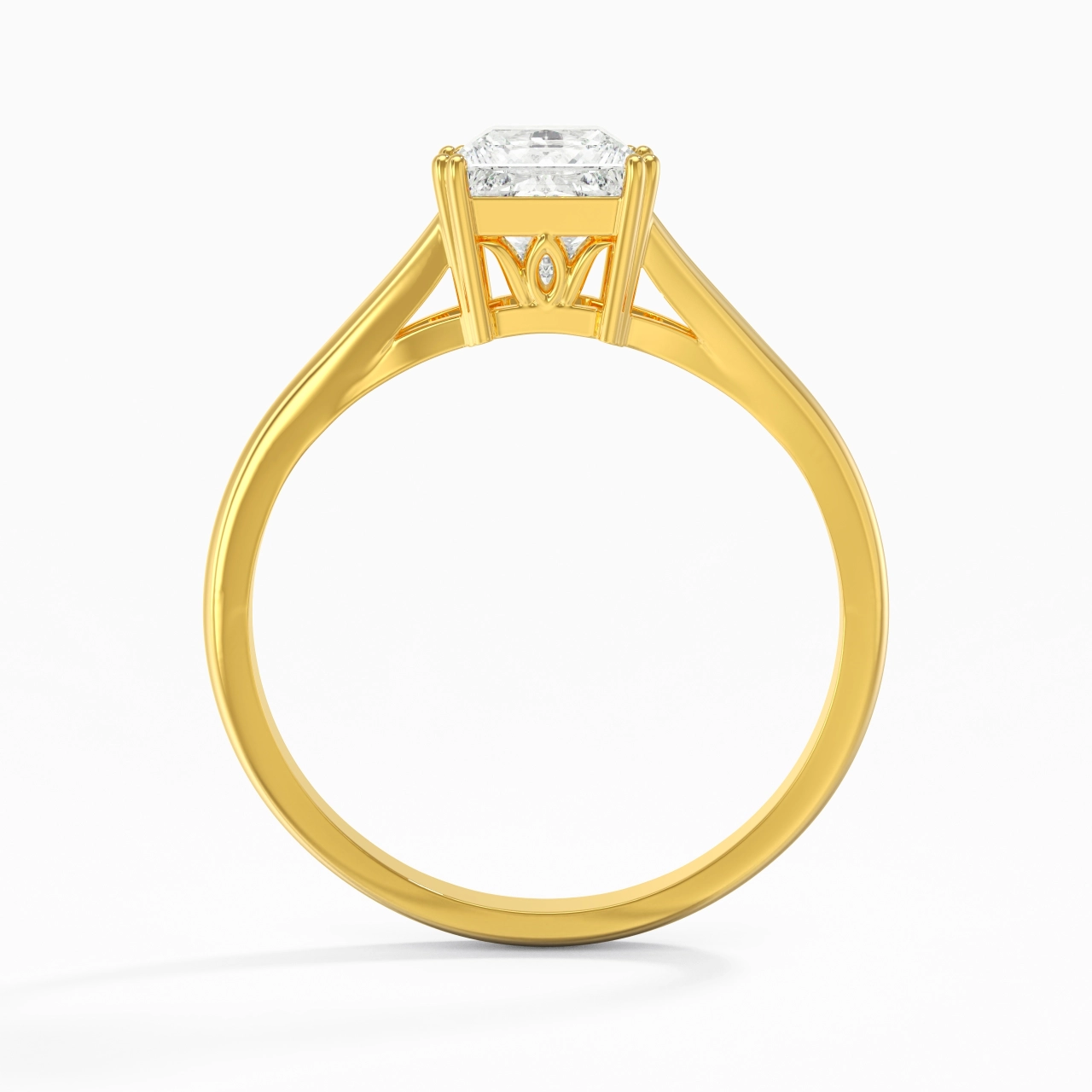 Solitaire Bague de fiançailles 1.00ct Moissanite