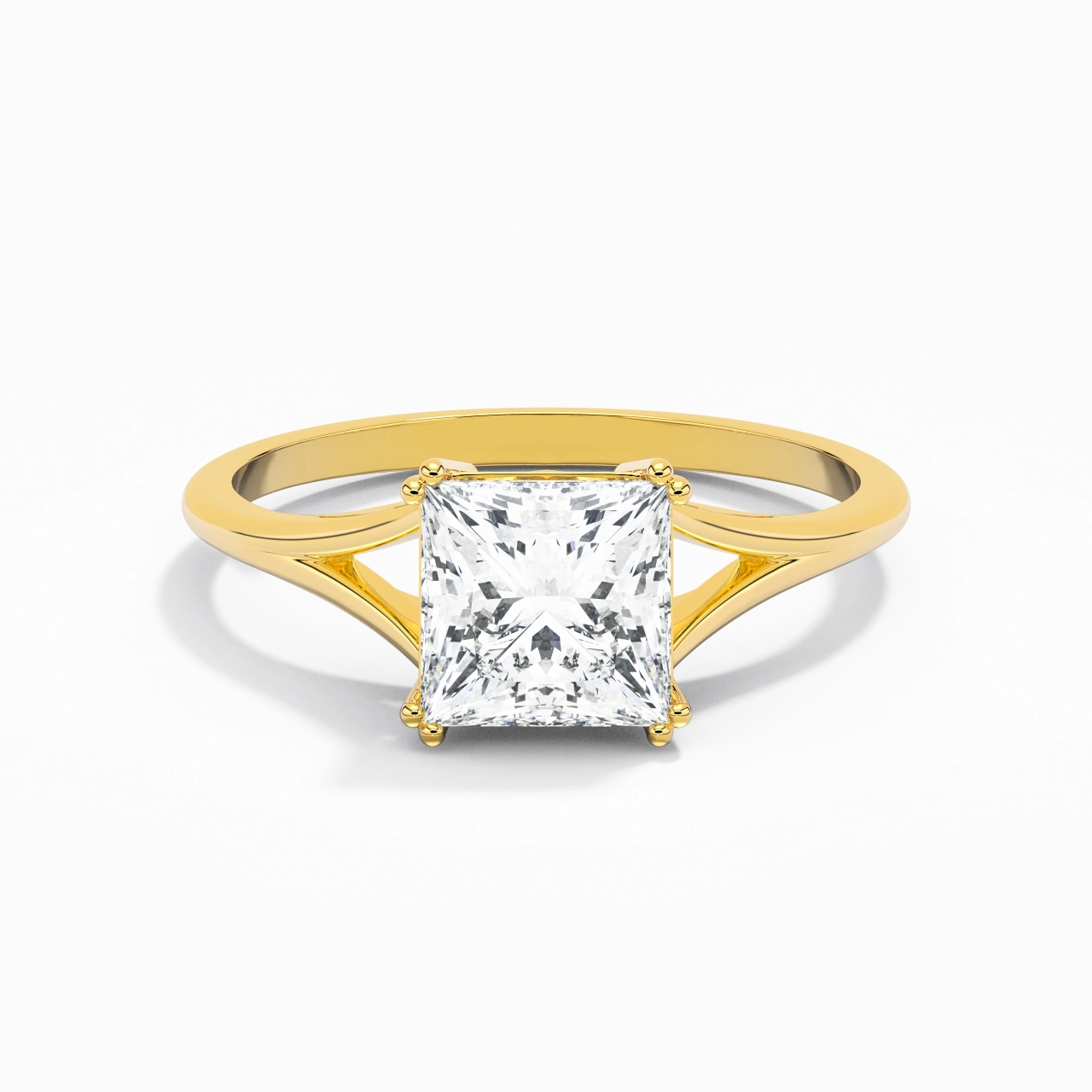 Solitaire Engagement Ring 2.00ct Moissanite