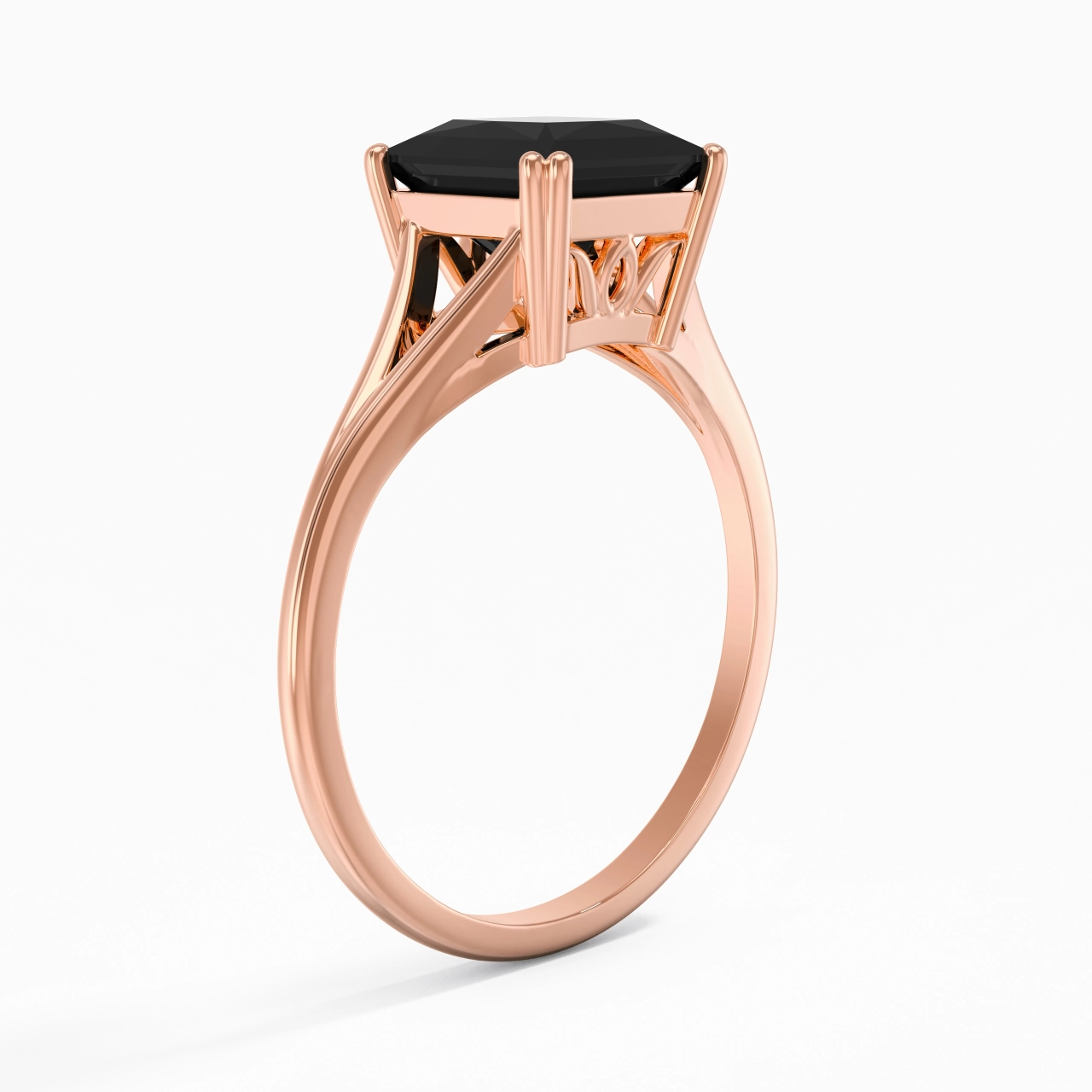 Solitaire Bague de fiançailles 2.00ct Zircon cubique