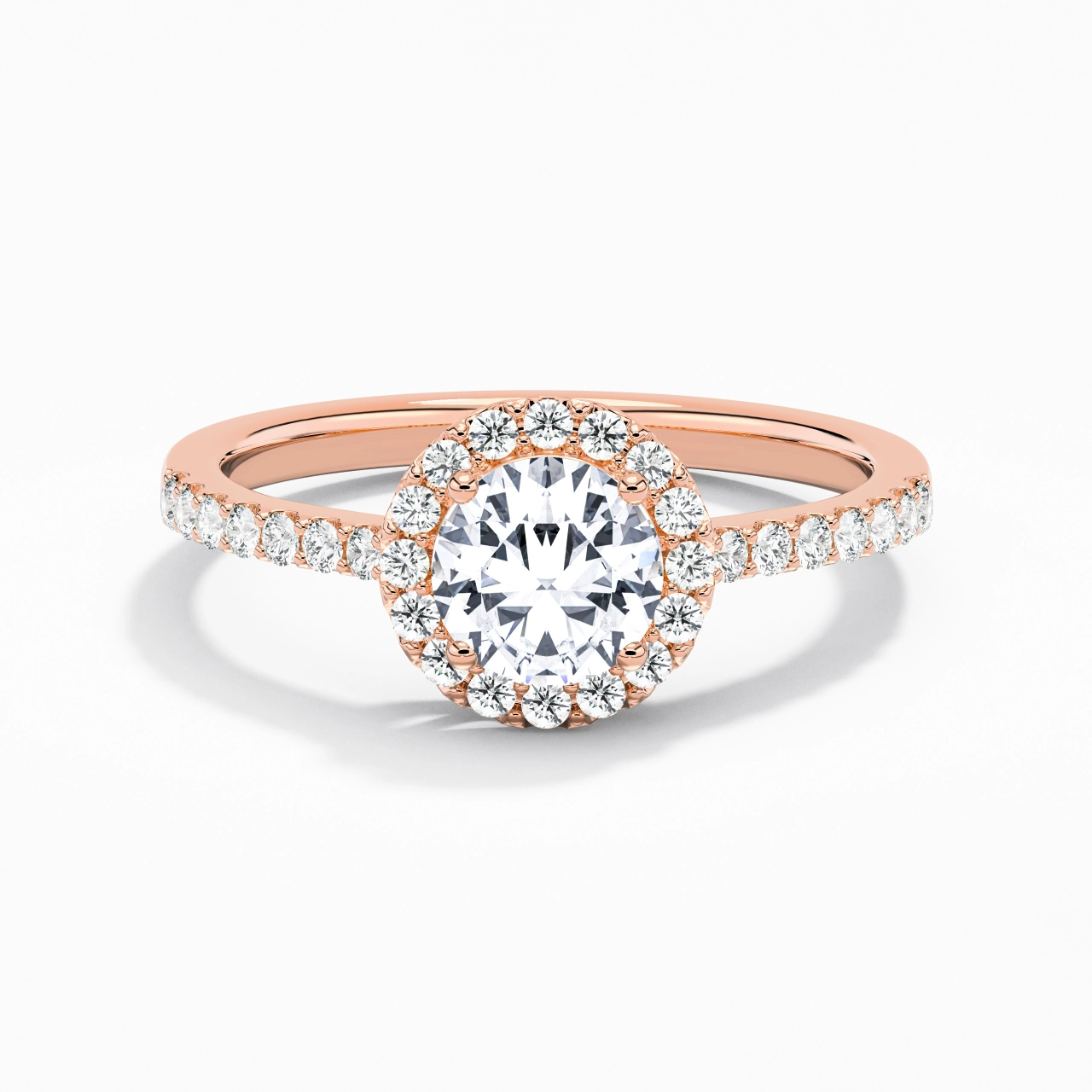 Glory Cutout Round Cut Engagement Ring