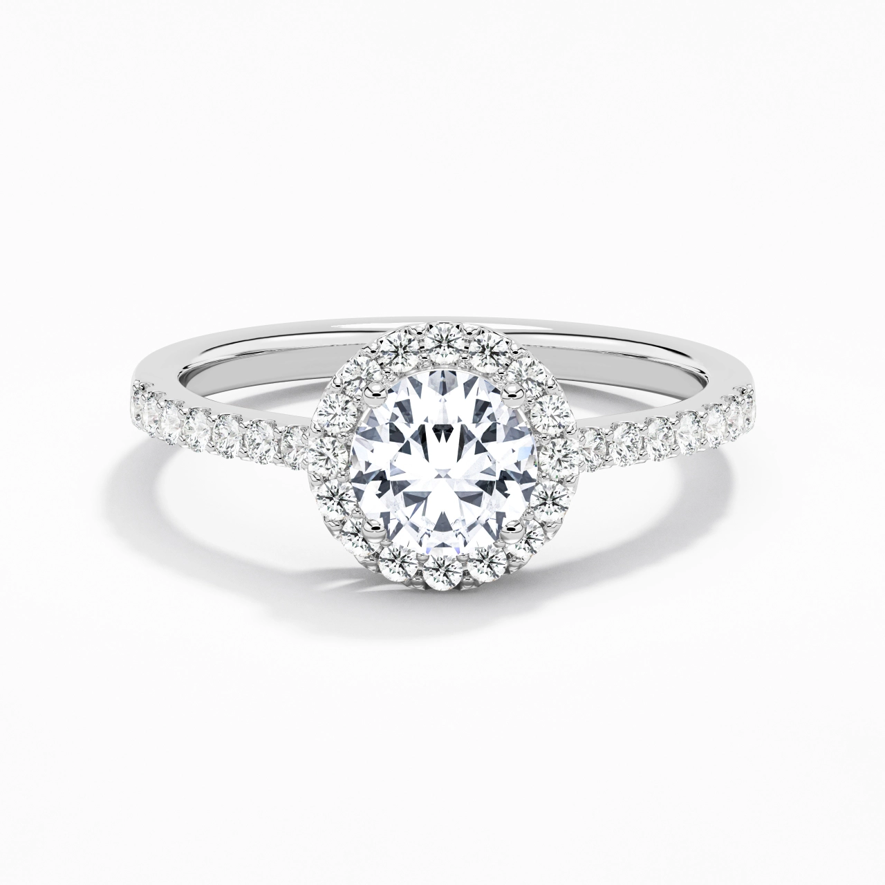 Glory Cutout Round Cut Engagement Ring