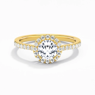 Glory Cutout Round Cut Engagement Ring