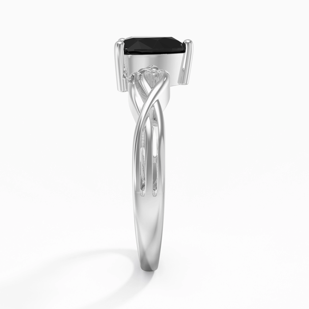 Modern Heart Heart Cut Engagement Ring