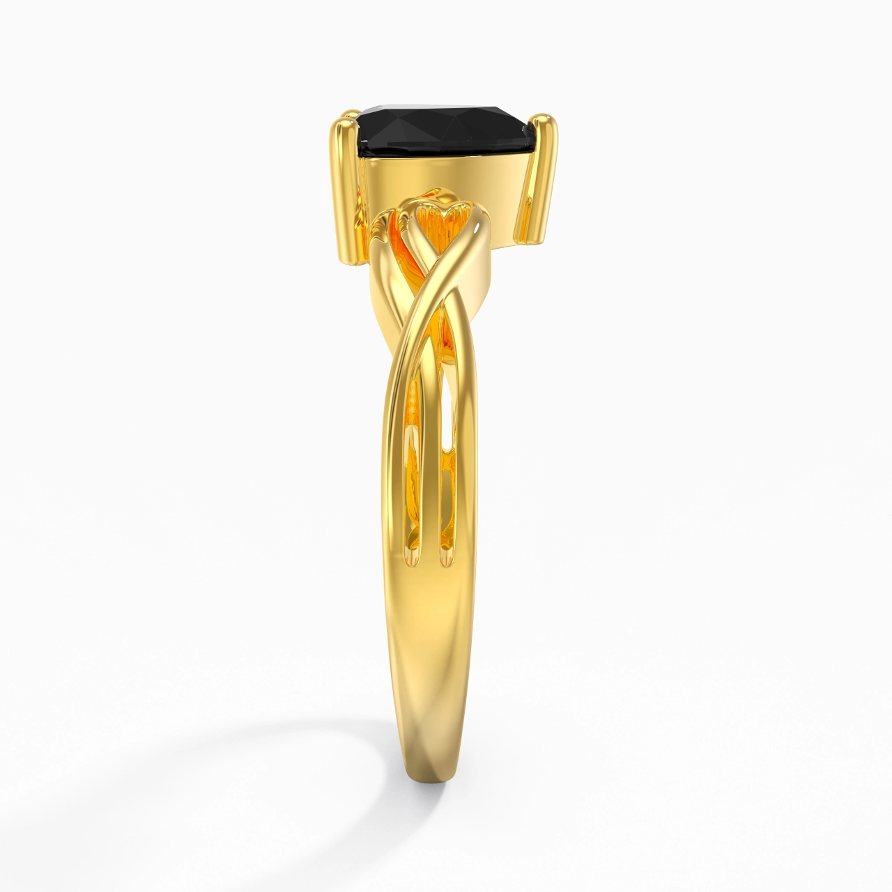 Modern Heart Heart Cut Engagement Ring