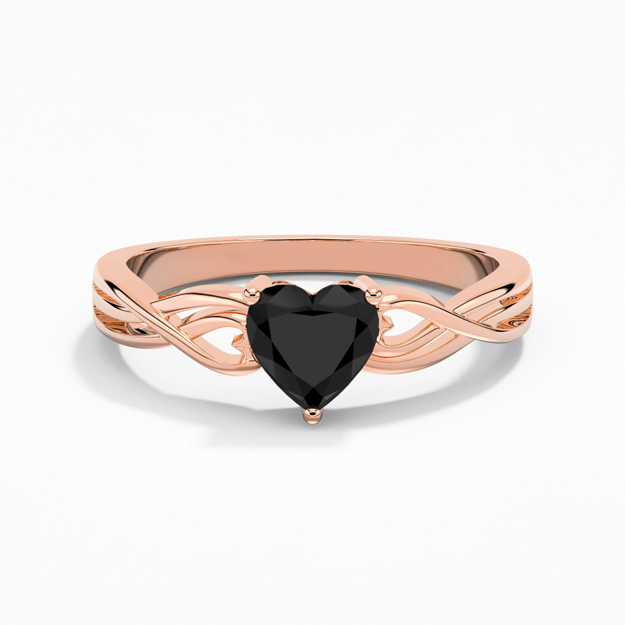 Modern Heart Heart Cut Engagement Ring