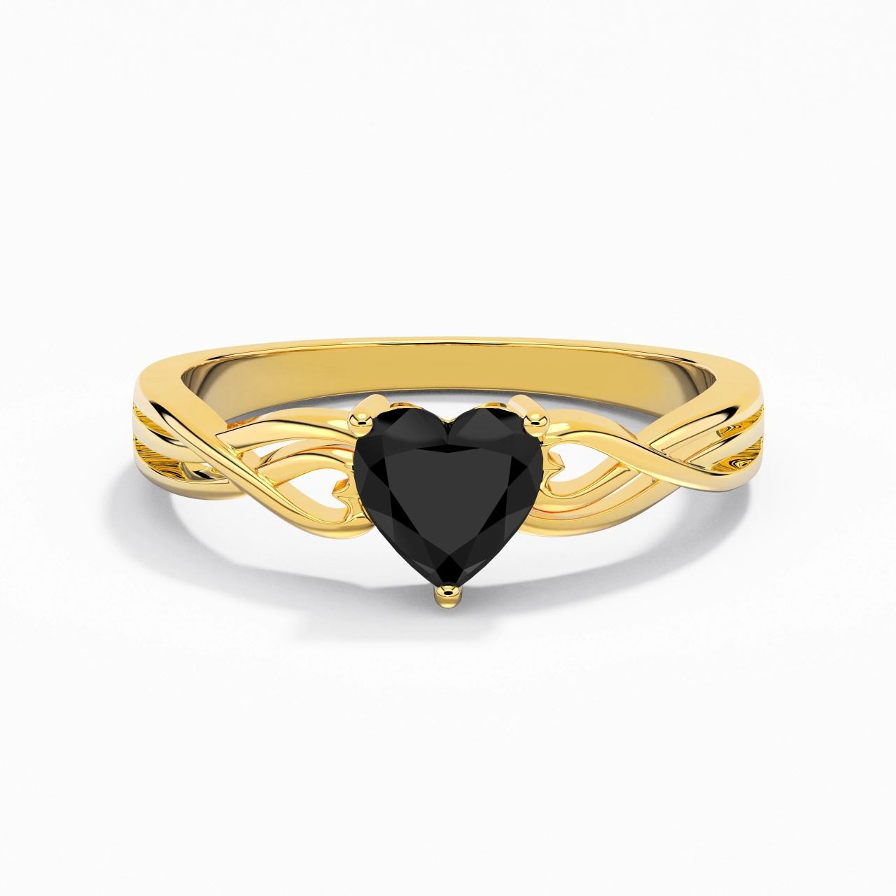 Modern Heart Heart Cut Engagement Ring