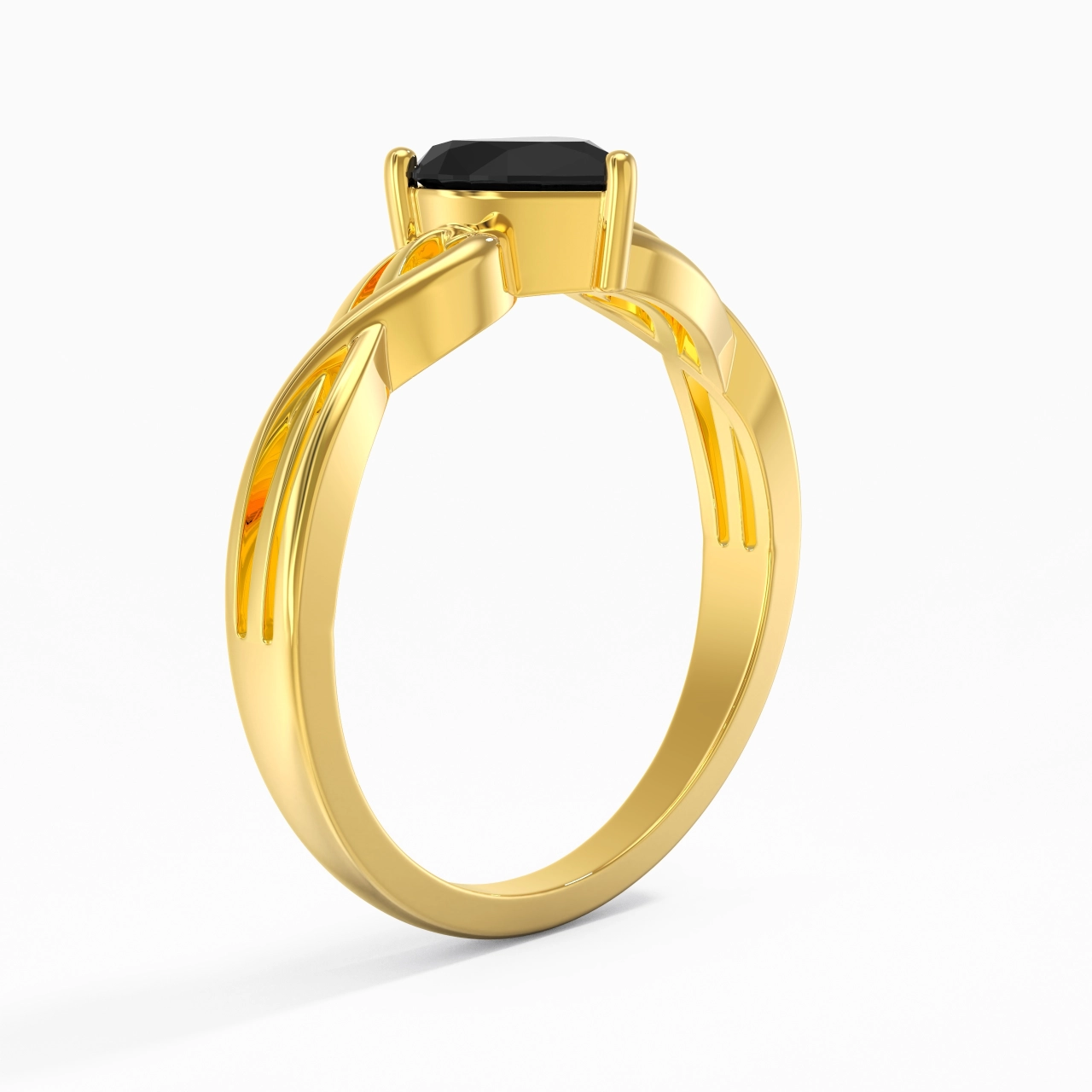 Modern Heart Heart Cut Engagement Ring