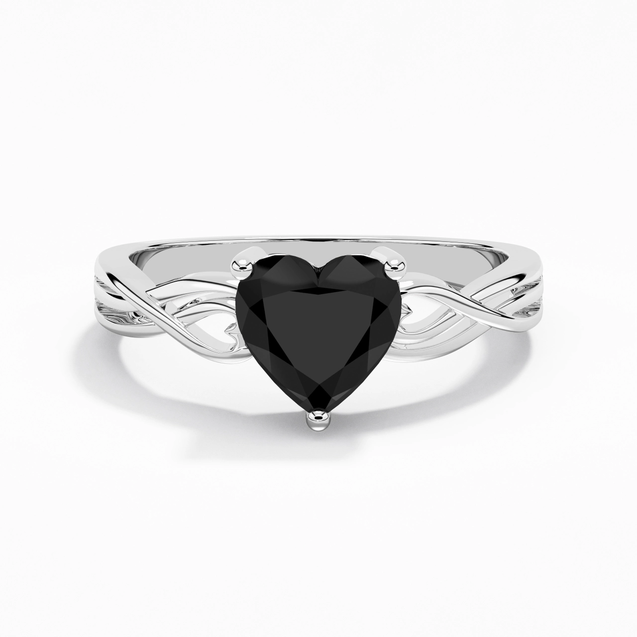 Modern Heart Heart Cut Engagement Ring