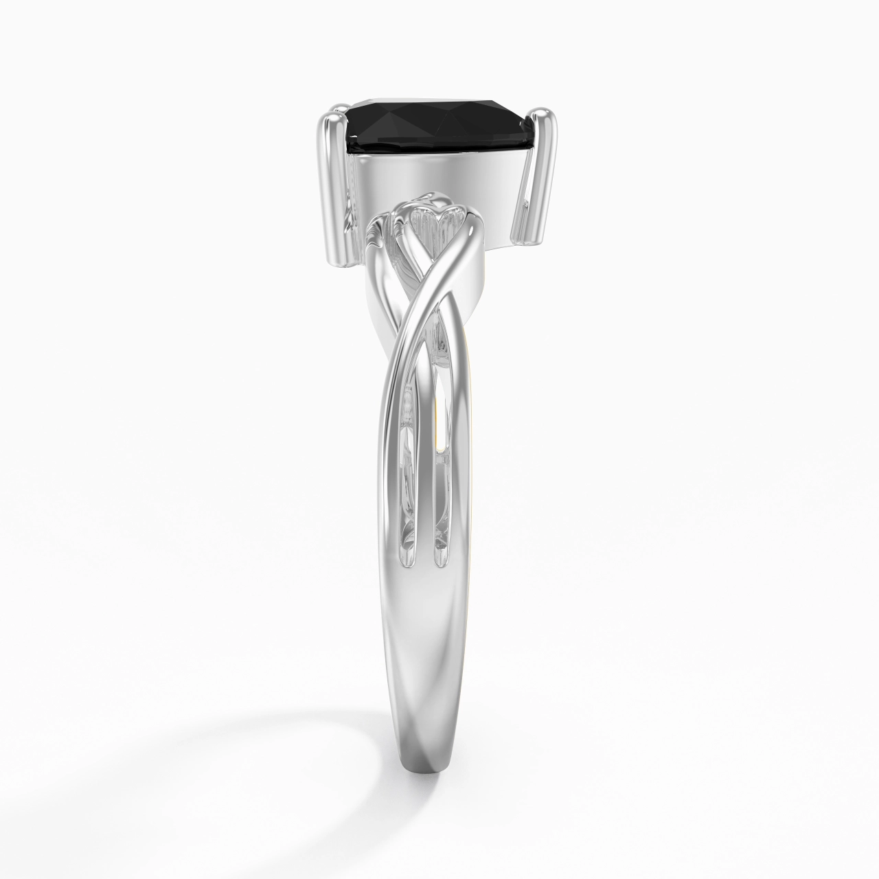 Modern Heart Heart Cut Engagement Ring