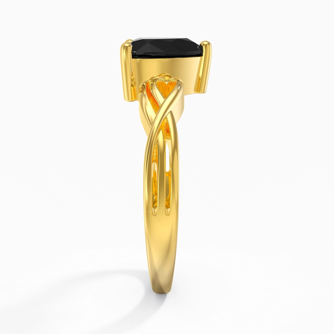 Modern Heart Heart Cut Engagement Ring