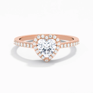 Classic Heart Cut Engagement Ring