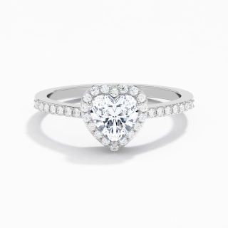 Classic Heart Cut Engagement Ring