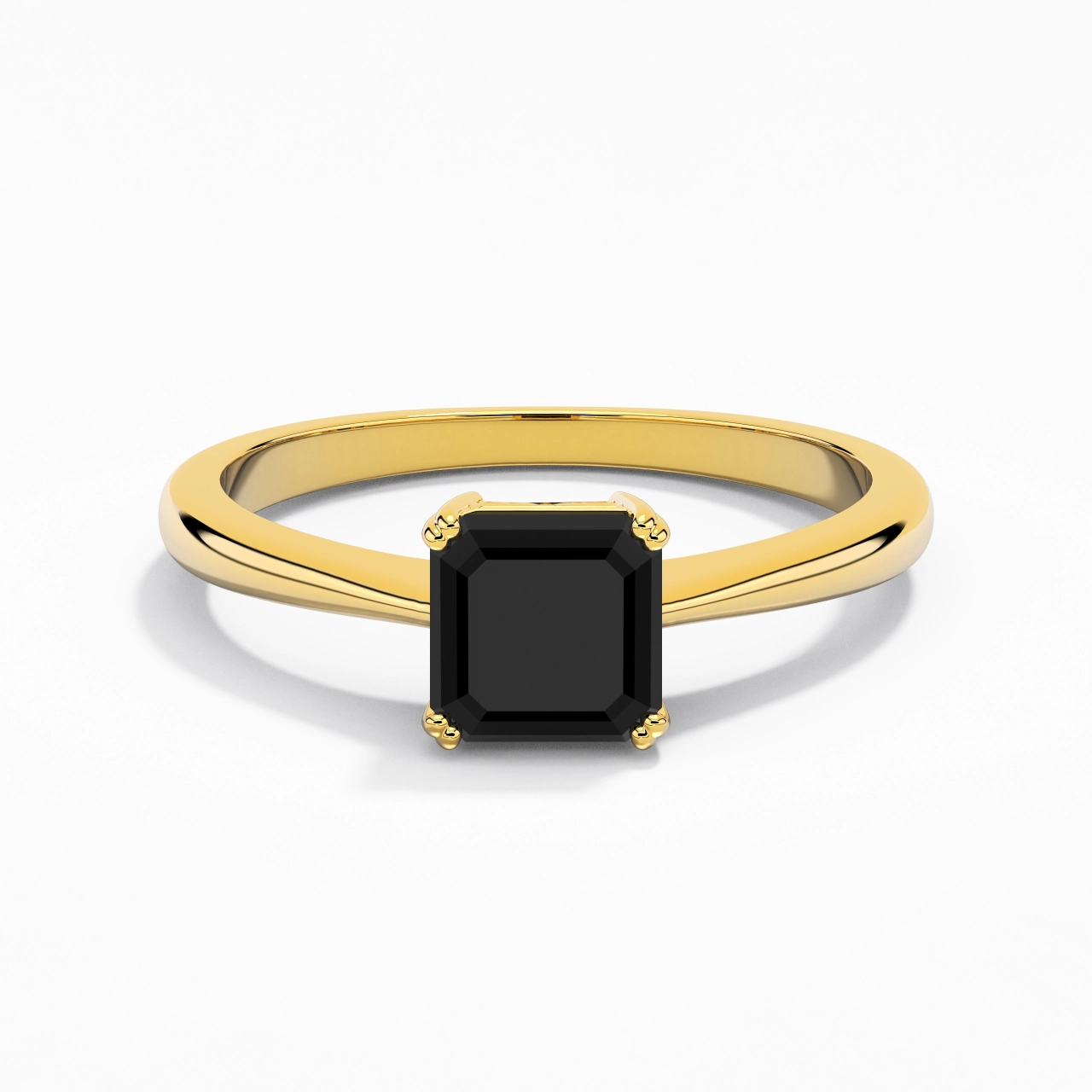 Découper Volutes Solitaire Bague de fiançailles 1.50ct Moissanite Zircon cubique